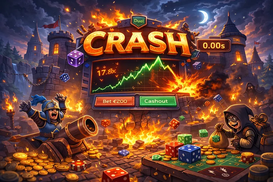 Crash: cashout lēmumi un sesijas ritms duel.lv