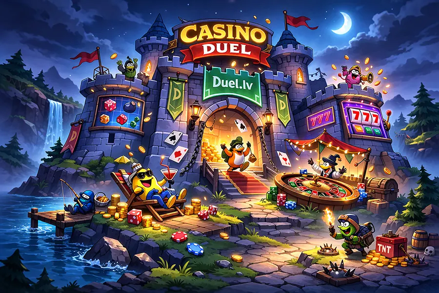 Casino Duel: izvēle, ritms un pārbaude duel.lv